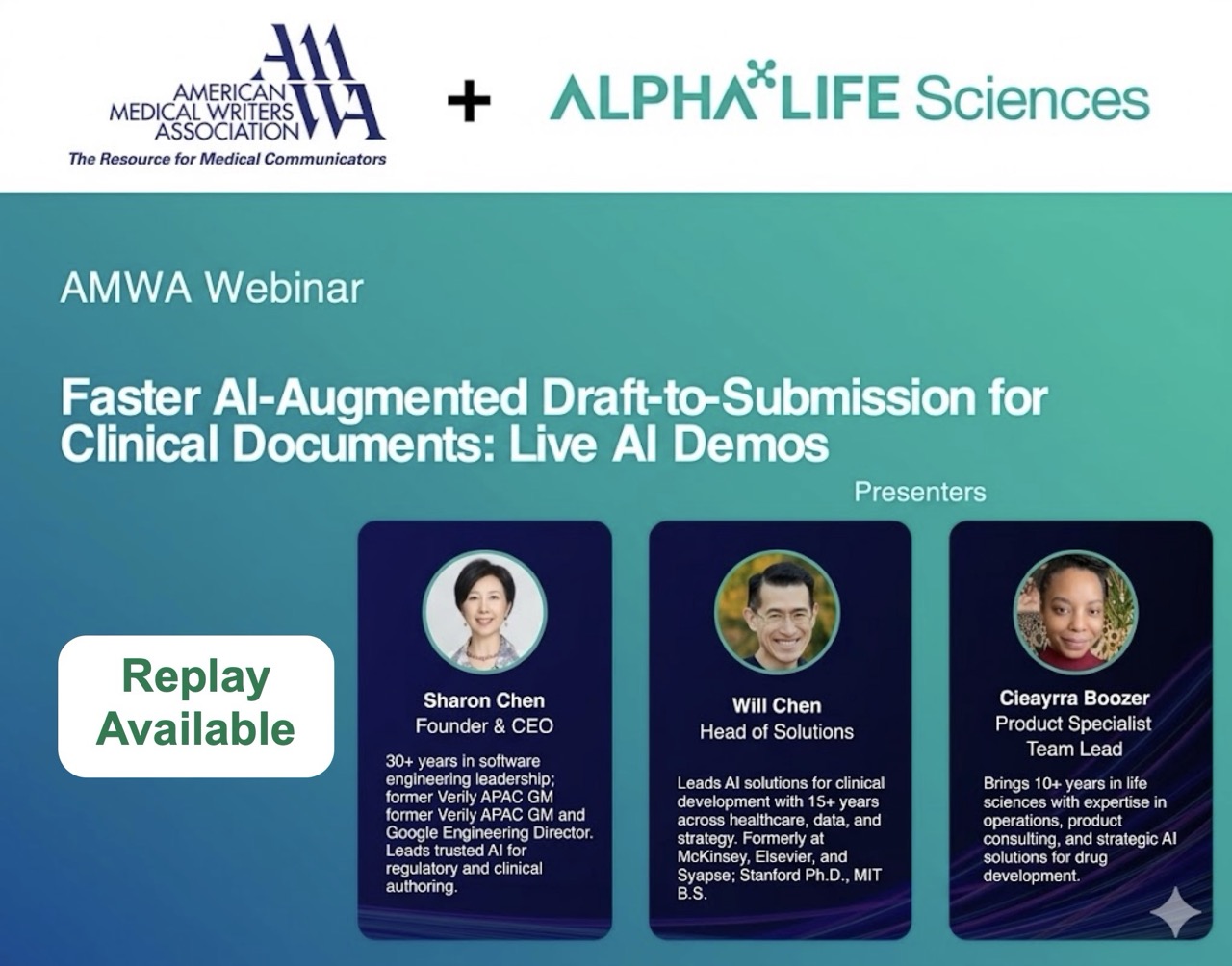 Transforming Draft-to-Submission: Insights from Our AMWA 2026 Live AI Demos