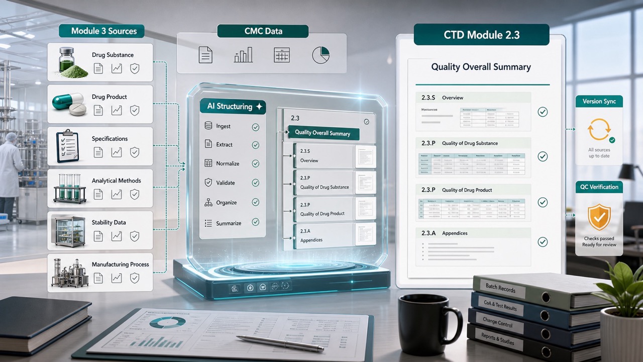 Mastering CTD Module 2.3: Automating the Quality Overall Summary (QOS) with AI