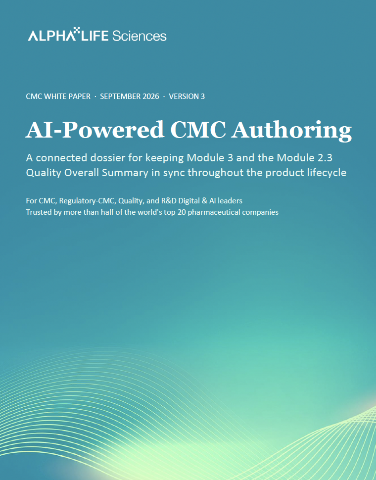  AI-Powered CMC Authoring: Keep M3 and M2.3 QOS in Sync Throughout the Lifecycle